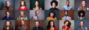 A group of candidates for a mass hiring drive