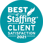 Best of Staffing Client Satisfaction 2021