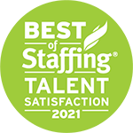 Best of Staffing Talent Satisfaction 2021