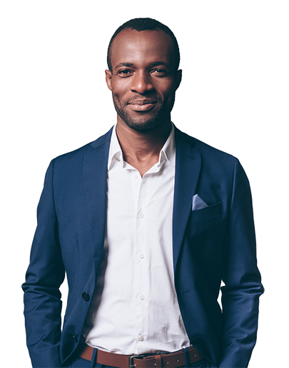 Professional man smiling