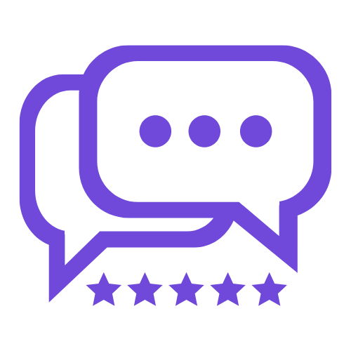 review- five star icon