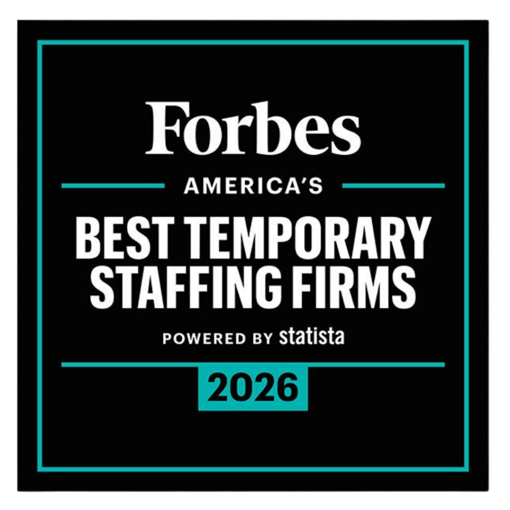 America's Best Temp Staffing Firms Forbes 2026 logo