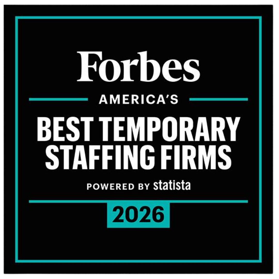 America's Best Temp Staffing Firms Forbes 2026 logo