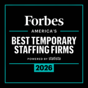 America's Best Temp Staffing Firms Forbes 2026 logo