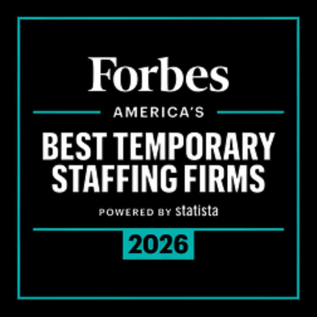 America's Best Temp Staffing Firms Forbes 2026 logo